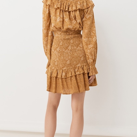 Spell and the Gypsy Lioness Ruched Mini Skirt - Picture 7 of 14